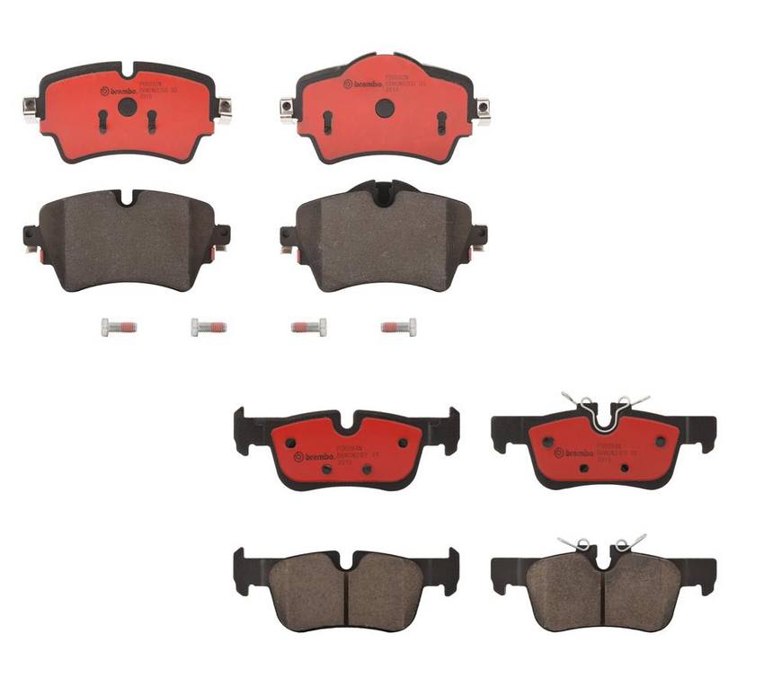 Brembo Disc Brake Pads Kit Front and Rear (Ceramic) Brembo 4166857KIT